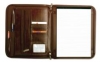 A4 Leather Zipped Folder