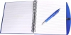 A5 Spiral notebook and pen