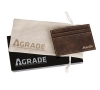 AGRADE Sueded Leatherette Card Wallet