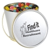 Assorted Colour Jelly Beans In Tin Bucket