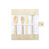 Bamboo Canvas Cutlery Set