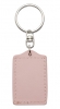 Bonded Leather Metal Keyring