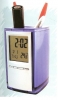 Desk Clock with Pen Holder