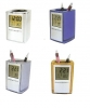Desk Clock with Pen Holder
