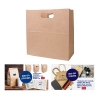 Die Cut Brown Kraft Paper Bag (280 x 280 x 150mm)