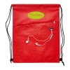 Drawstring Bag with Earbud Hole