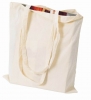 Eco friendly long-handled cotton shopping bag