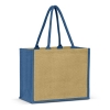 Extra Wide Jute Tote Bag
