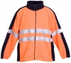 Fluoro Polar Fleece Jacket With 3M Reflective Panel
