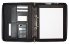 Foolscap PU compendium with handle