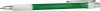 Frosted Ballpoint Pen with Rubber Grip - Green