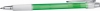 Green Frosted Ballpoint Pen with Rubber Grip