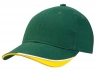 Heavy Brushed Cotton Cap with Short Velcro Fastener