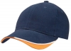 Heavy Brushed Cotton Cap with Short Velcro Fastener