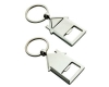 House Shaped Silver Metal Keyrings