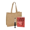 Jamie Oliver Cookbook with BBQ Lighter & Jute Bag