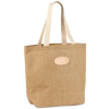 Jute vertical shopping bag
