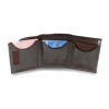 Leather Wallet with Coin Pockets