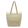 Natural Laminated Juco Tote Bag