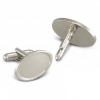 Oval Metal Cufflinks