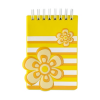 PVC Cover Notebook W/ Flower