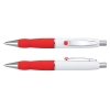 Retractable White Barrel Pen