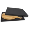 Serving Board with Stainless Steel Rivet Handle