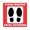 Social Distancing Sticker Signage 25 x 25cm
