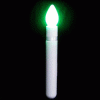 Tall Flashing Rainbow Candle LED