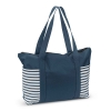 Beach Tote Bag Striped Slip Pockets