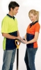 Unisex Polo Shirt Ribbed Style Collar With Twin Trim