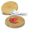 Vita Round Bamboo Wireless Charger